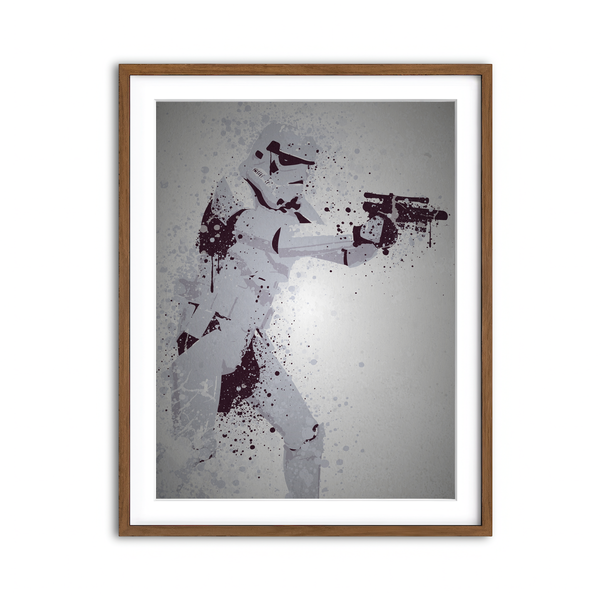 Framed Print 3x4 Walnut