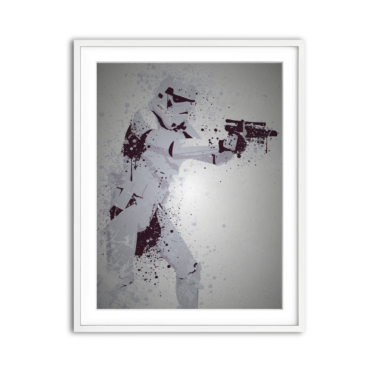 Framed Print 3x4 White