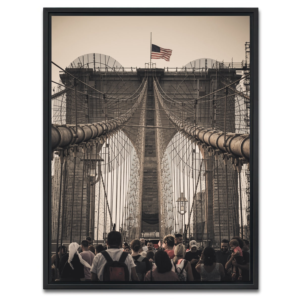 AUTO-MOCKUP WHITE | Sunday in Brooklyn | 1 Piece | Black Framed Canvas | group=3x4