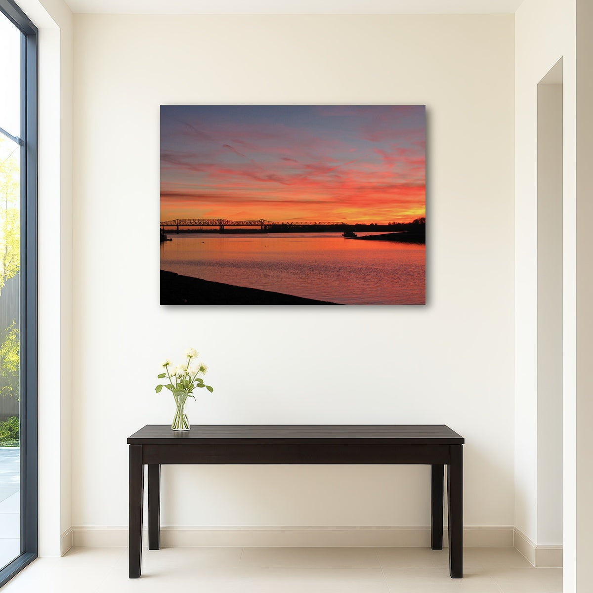 AUTO-MOCKUP ROOM | Sunset Mississippi River in Memphis