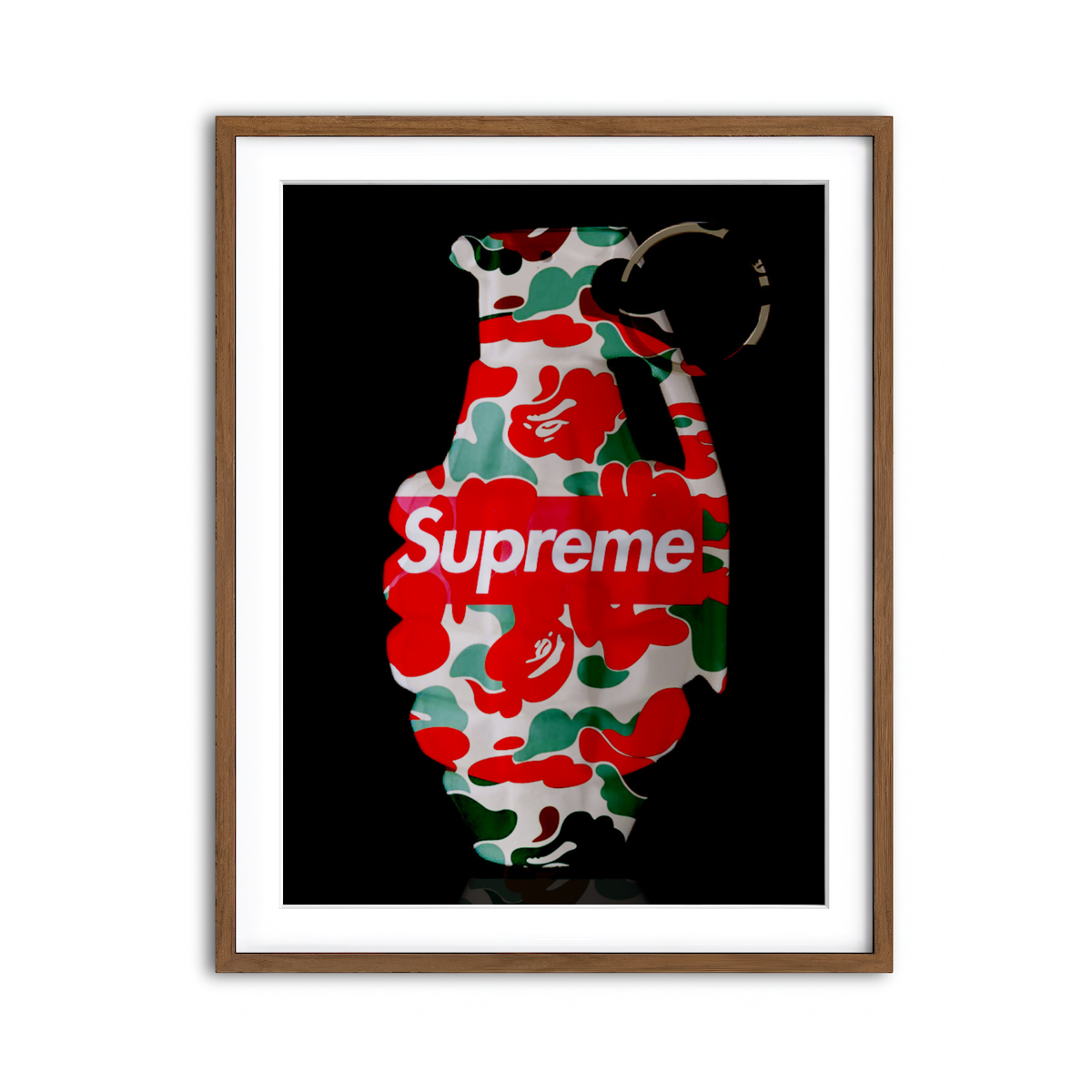 Framed Print 3x4 Walnut