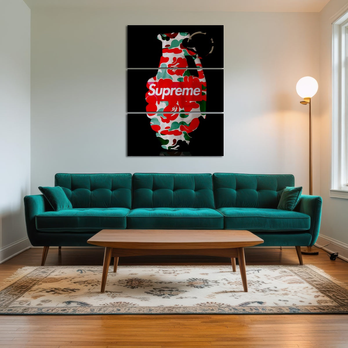 AUTO-MOCKUP ROOM | Supreme Camo LV Grenade