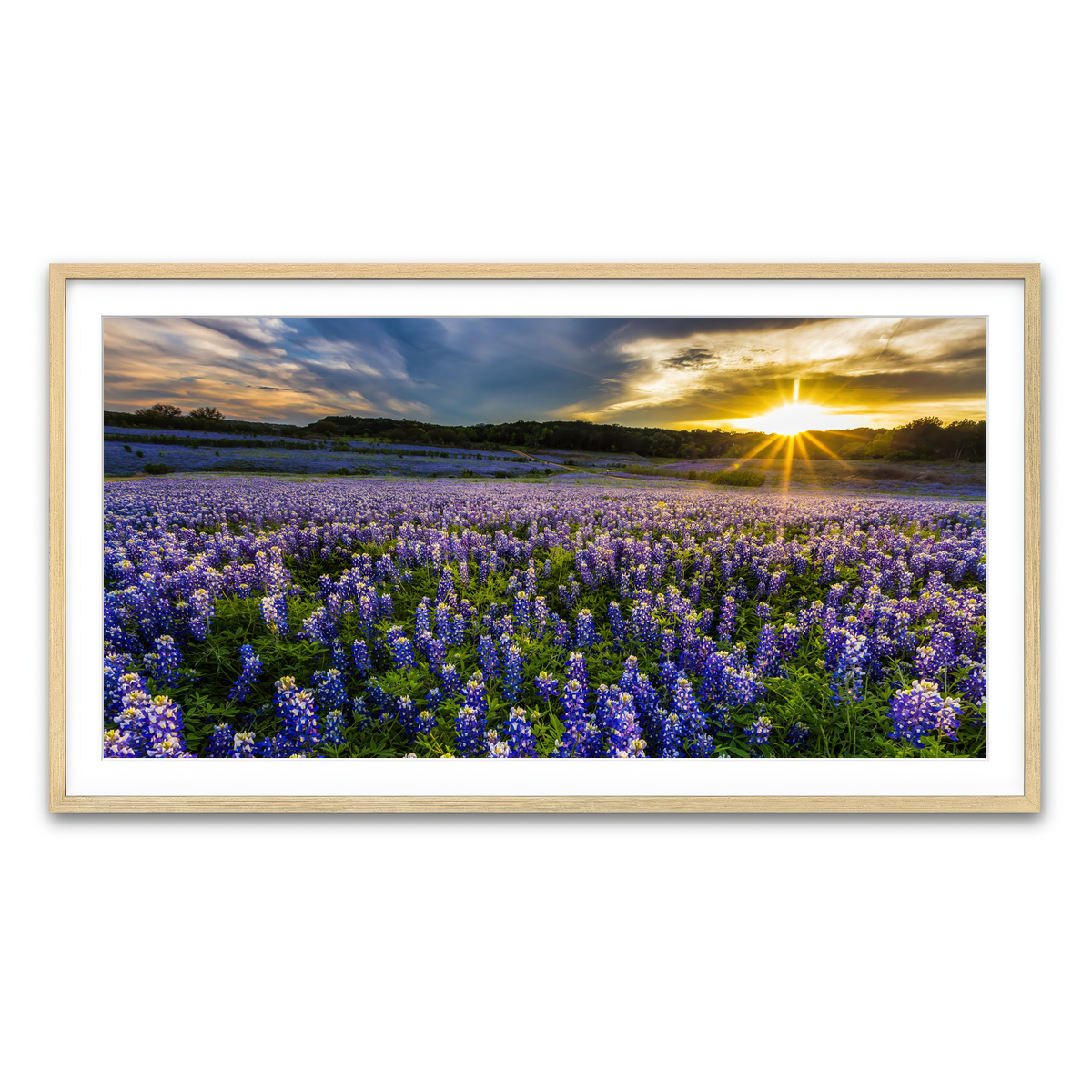 Framed Print 2x1 Natural