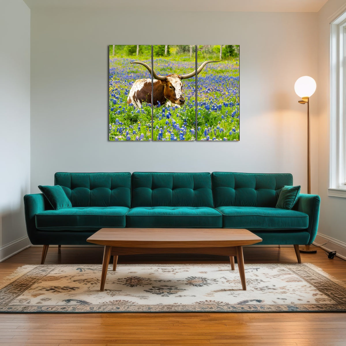 AUTO-MOCKUP ROOM | Texas longhorn bull
