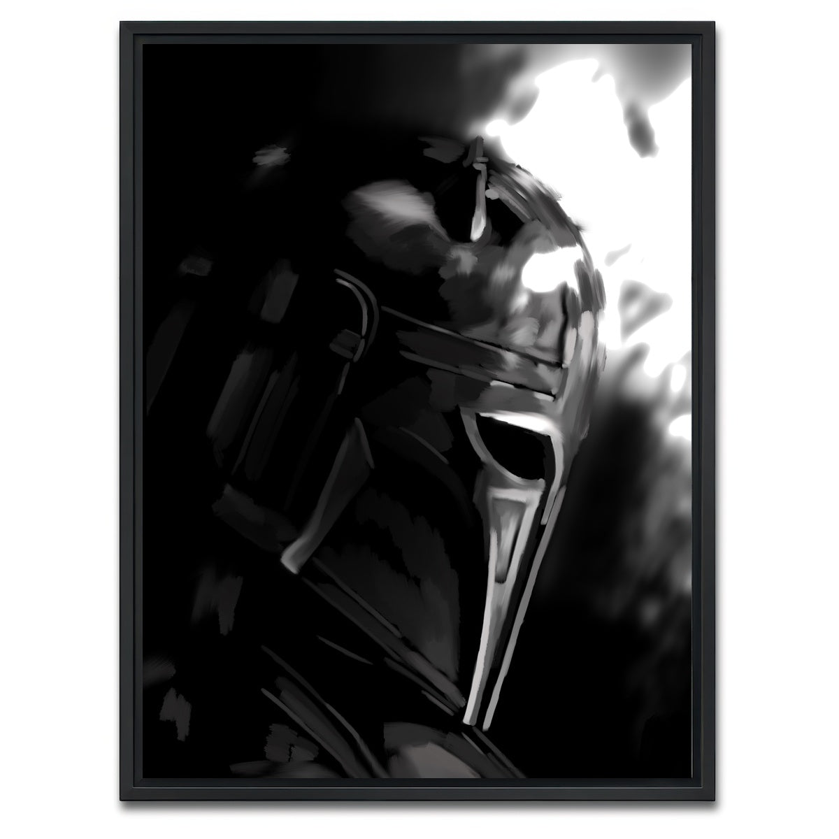 AUTO-MOCKUP WHITE | The Armourer | 1 Piece | Black Framed Canvas | group=3x4