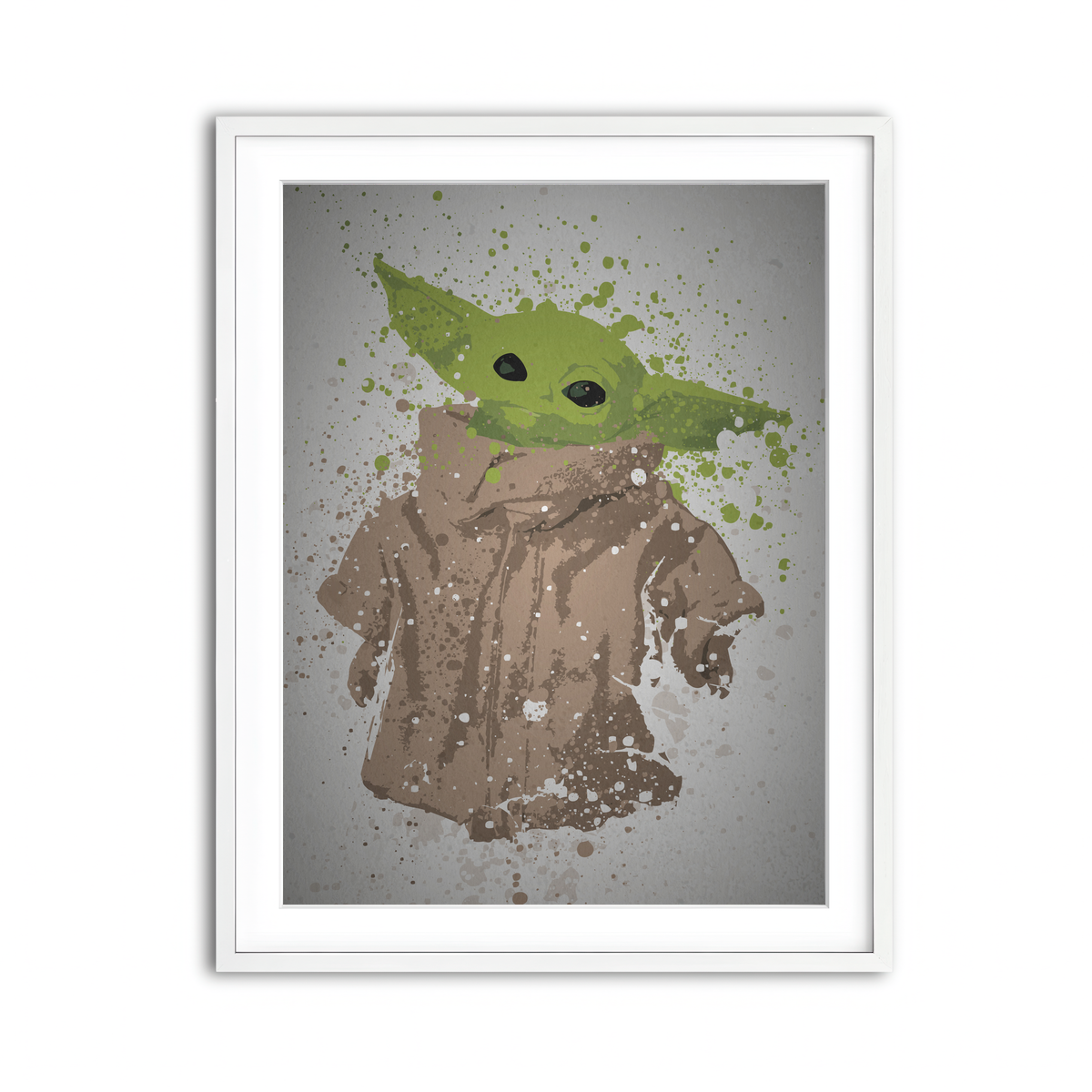 Framed Print 3x4 White