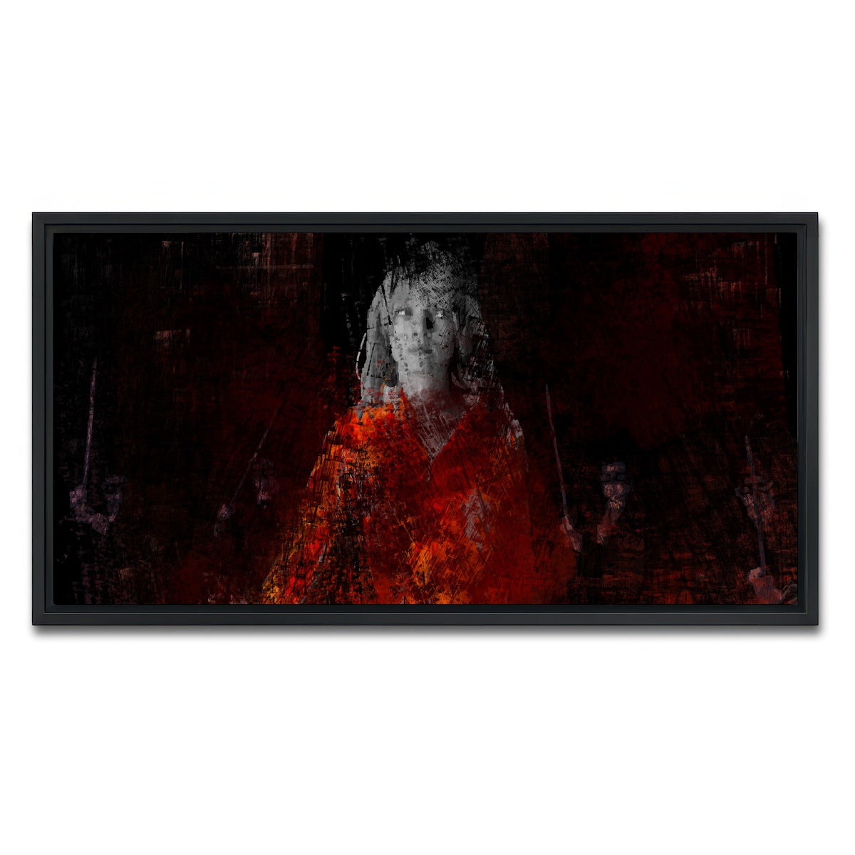 AUTO-MOCKUP WHITE | The Bride Vs Yakuza | 1 Piece | Black Framed Canvas | group=2x1