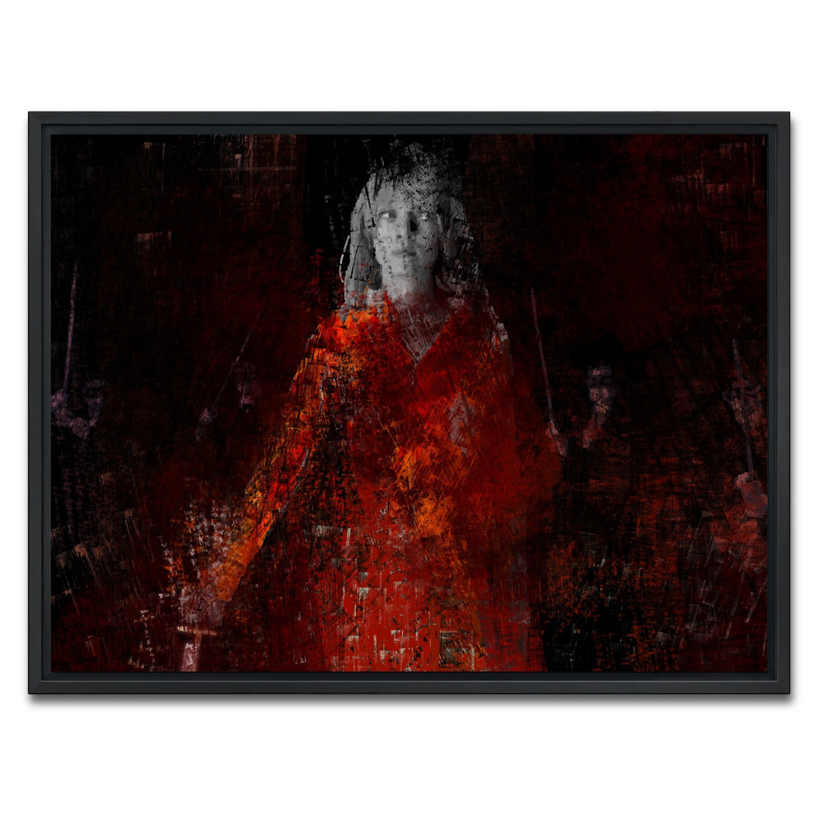 AUTO-MOCKUP WHITE | The Bride Vs Yakuza | 1 Piece | Black Framed Canvas | group=4x3