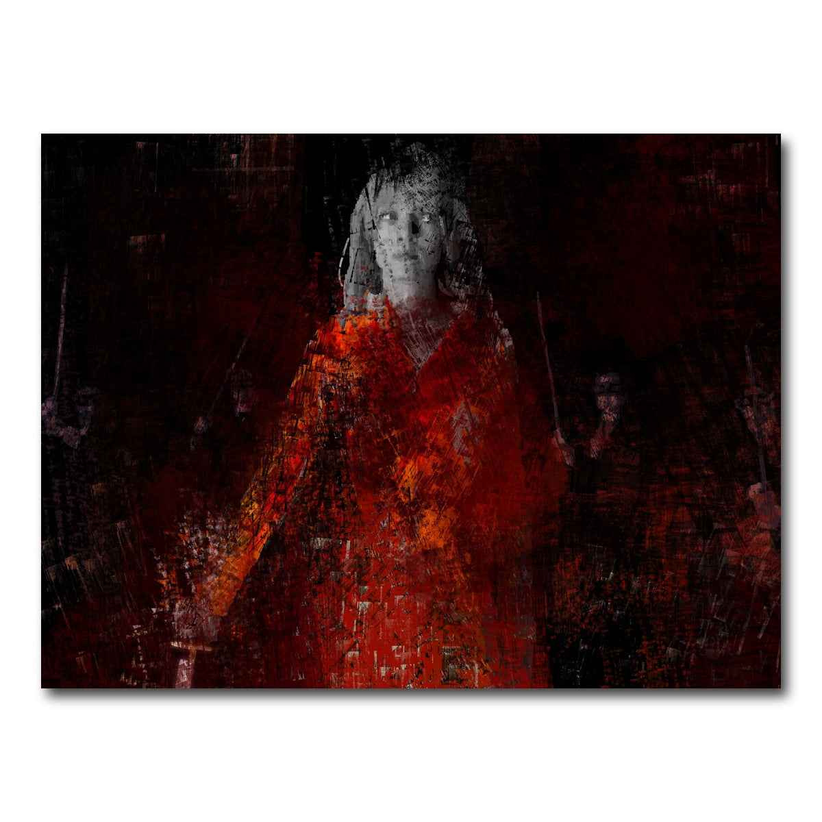 AUTO-MOCKUP WHITE | The Bride Vs Yakuza | 1 Piece | Gallery Wrap Canvas | group=4x3