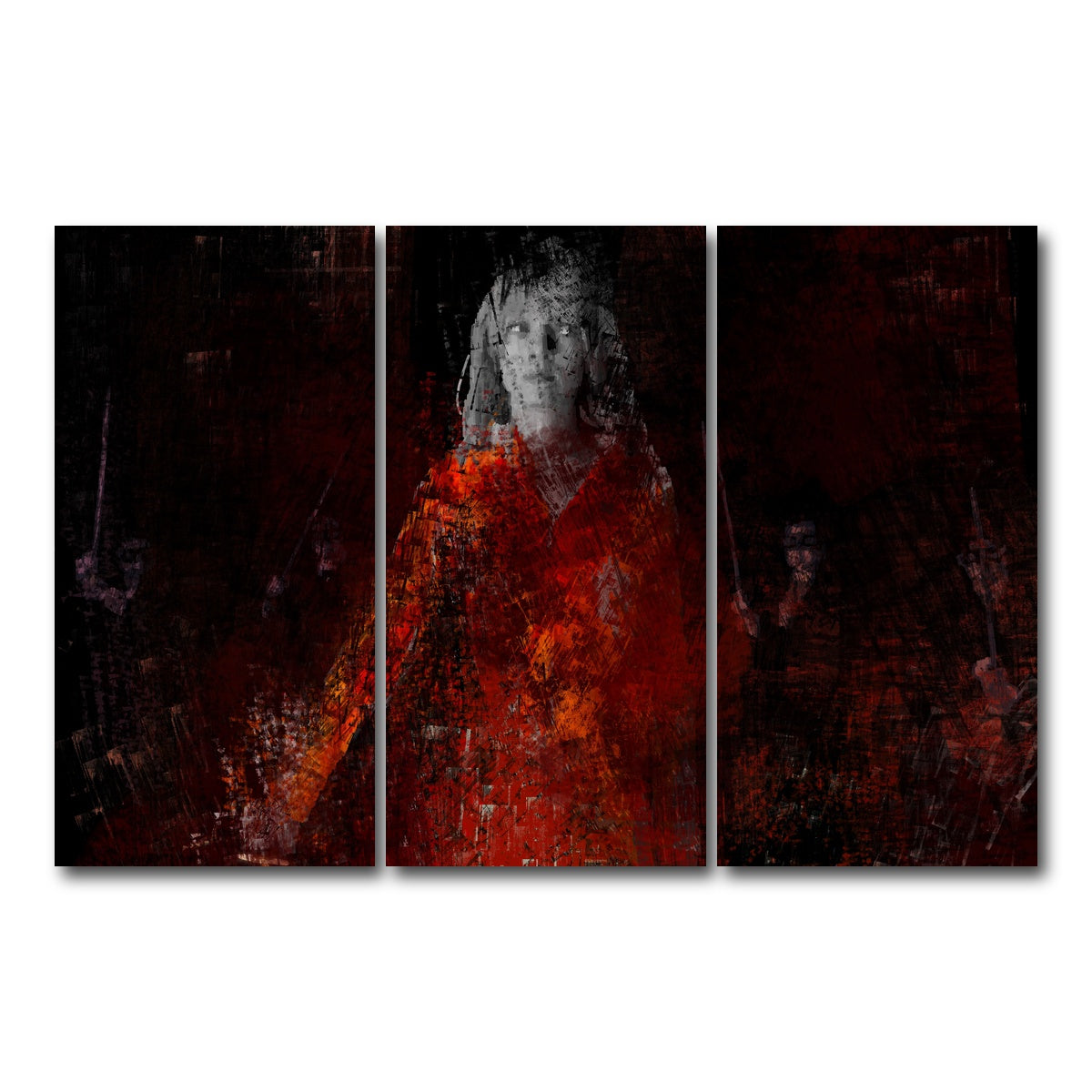 AUTO-MOCKUP WHITE | The Bride Vs Yakuza | 3 Piece | Gallery Wrap Canvas | group=12x24