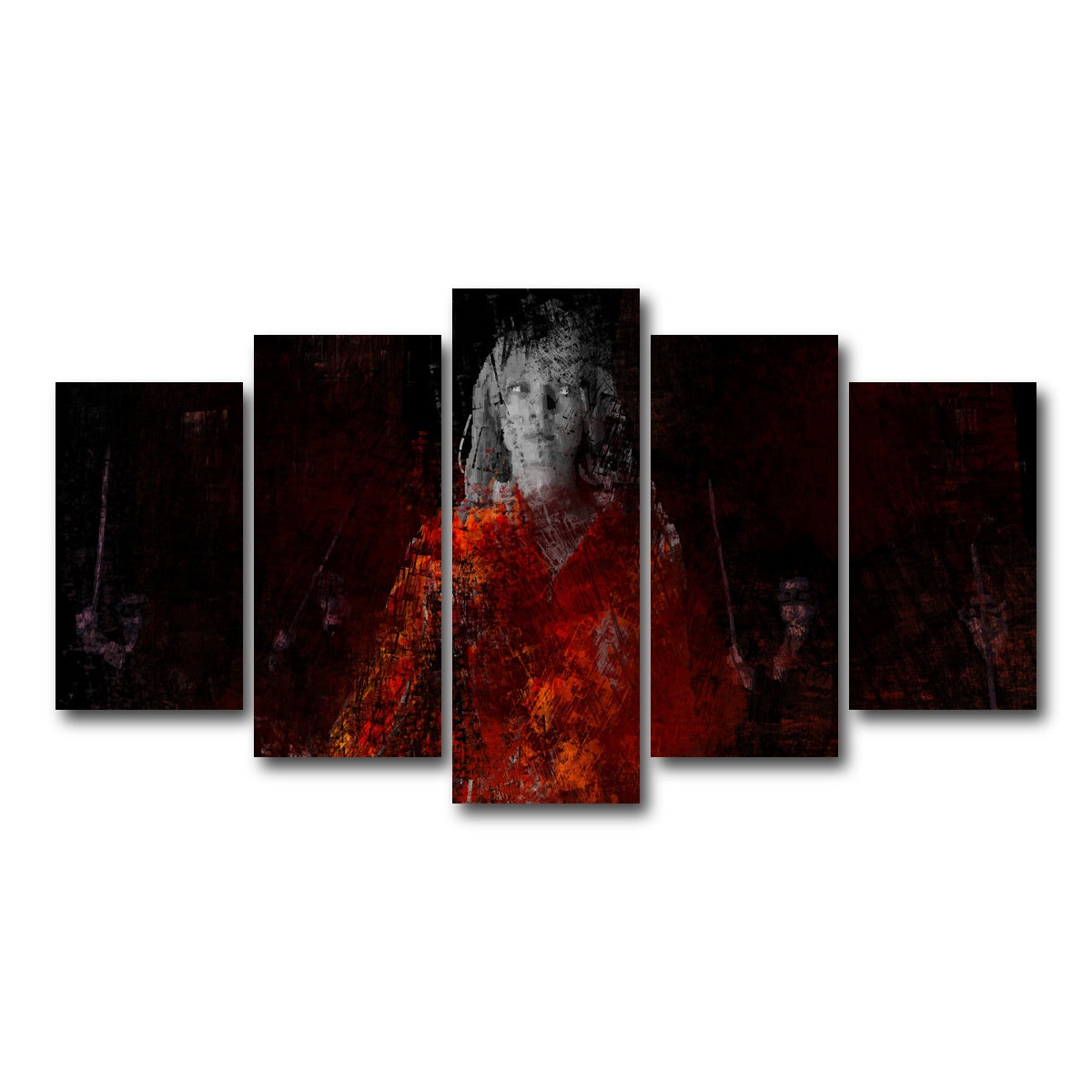 AUTO-MOCKUP WHITE | The Bride Vs Yakuza | 5 Piece | Gallery Wrap Canvas | group=5_normal