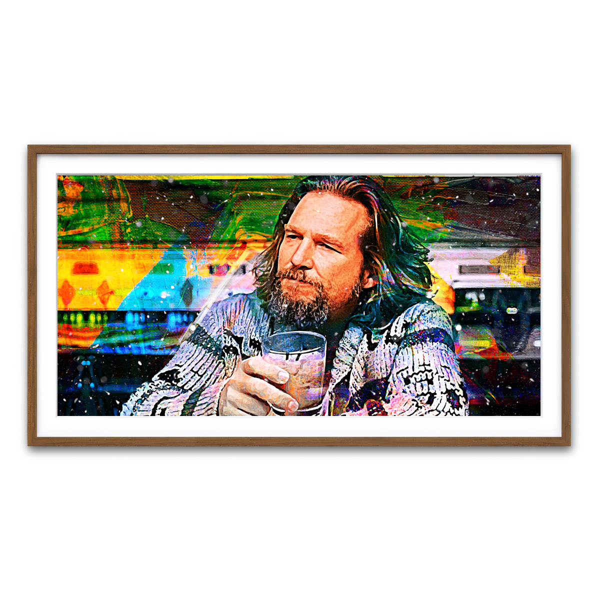 Framed Print 2x1 Walnut