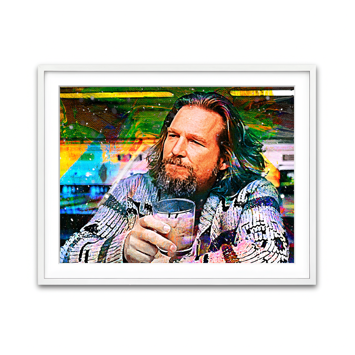 Framed Print 4x3 White