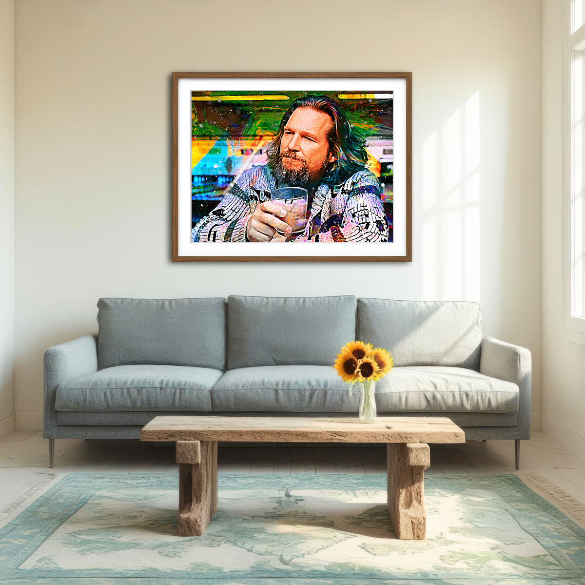 AUTO-MOCKUP ROOM | The Dude Contemporary Wall Art