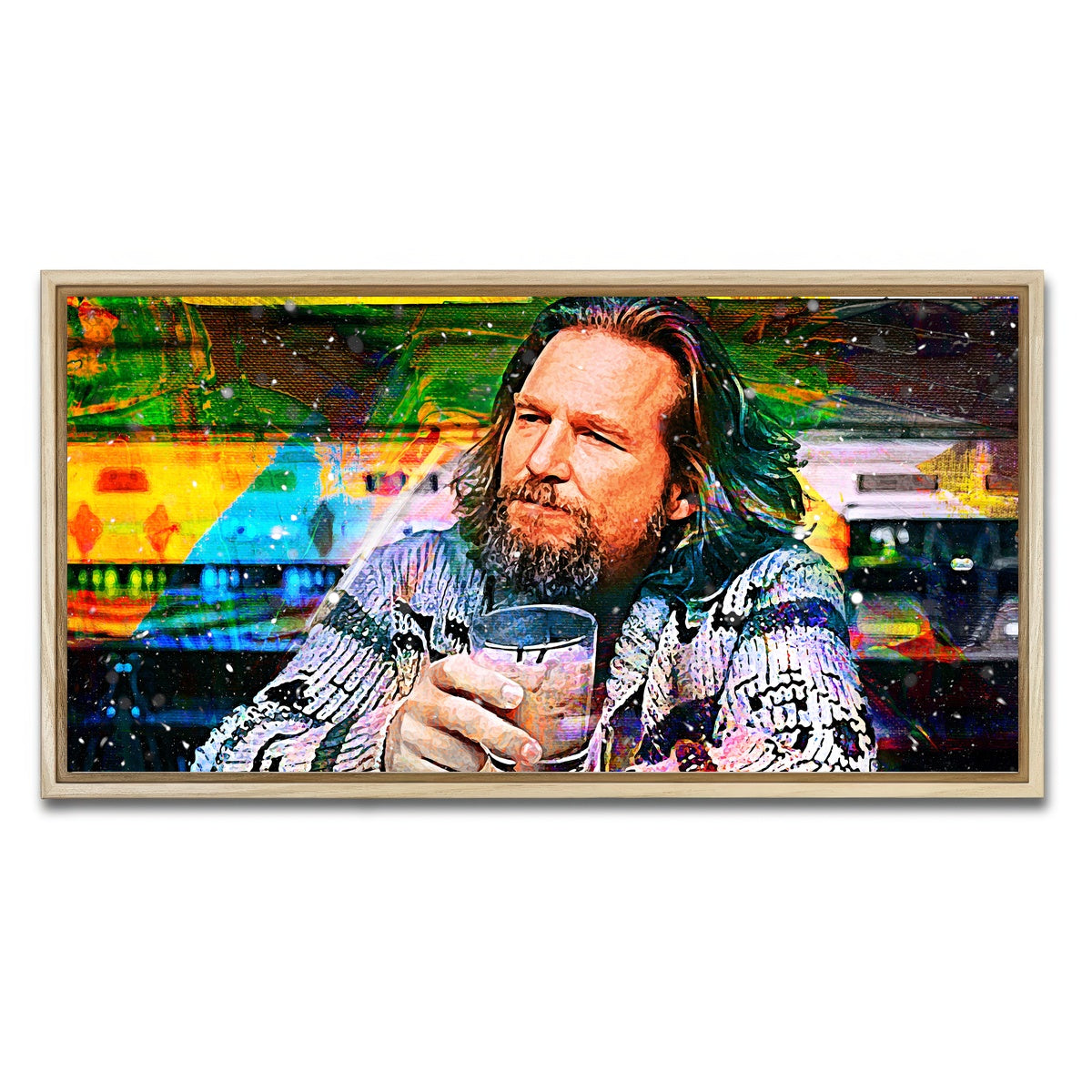 AUTO-MOCKUP WHITE | The Dude Contemporary | 1 Piece | Natural Framed Canvas | group=2x1