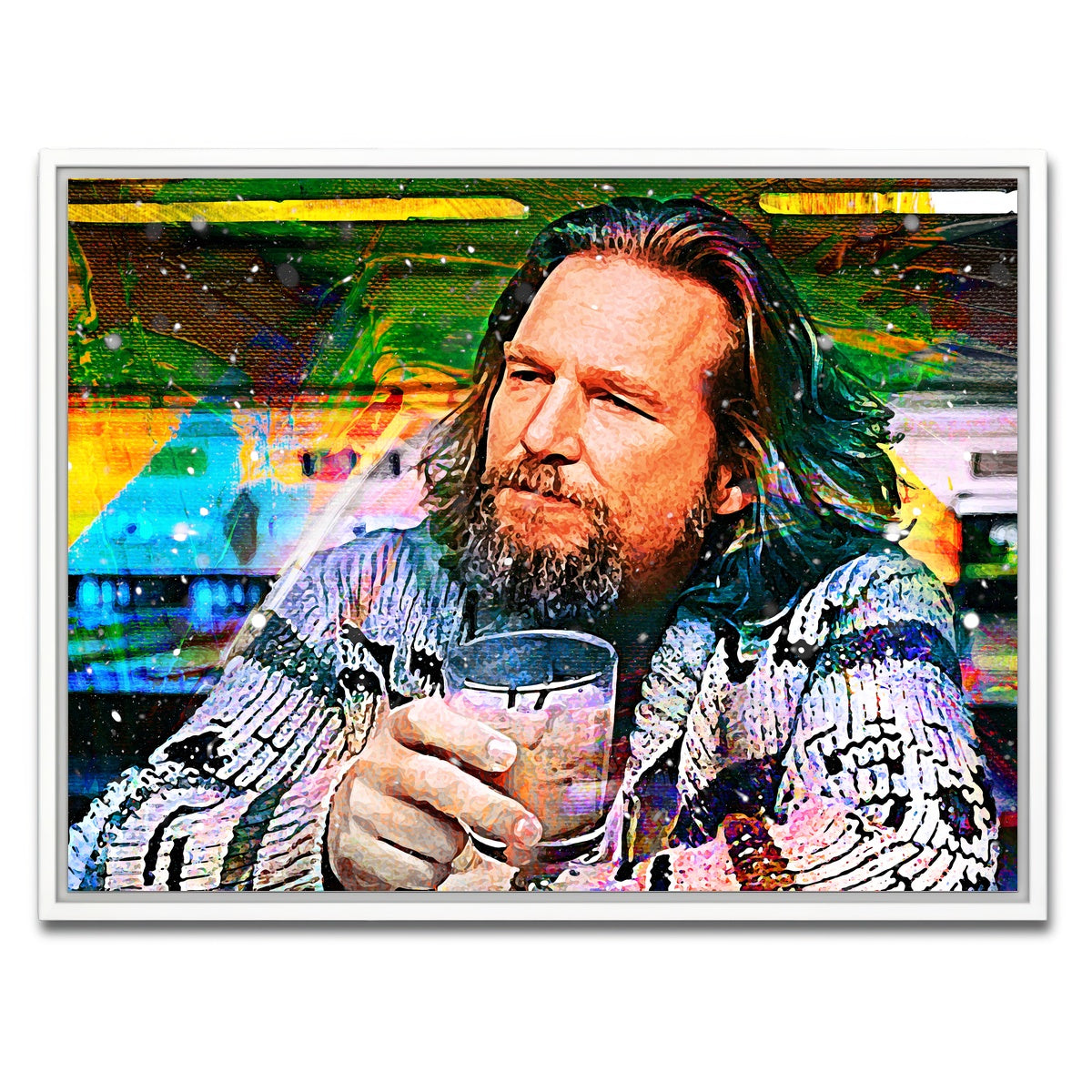 AUTO-MOCKUP WHITE | The Dude Contemporary | 1 Piece | White Framed Canvas | group=4x3