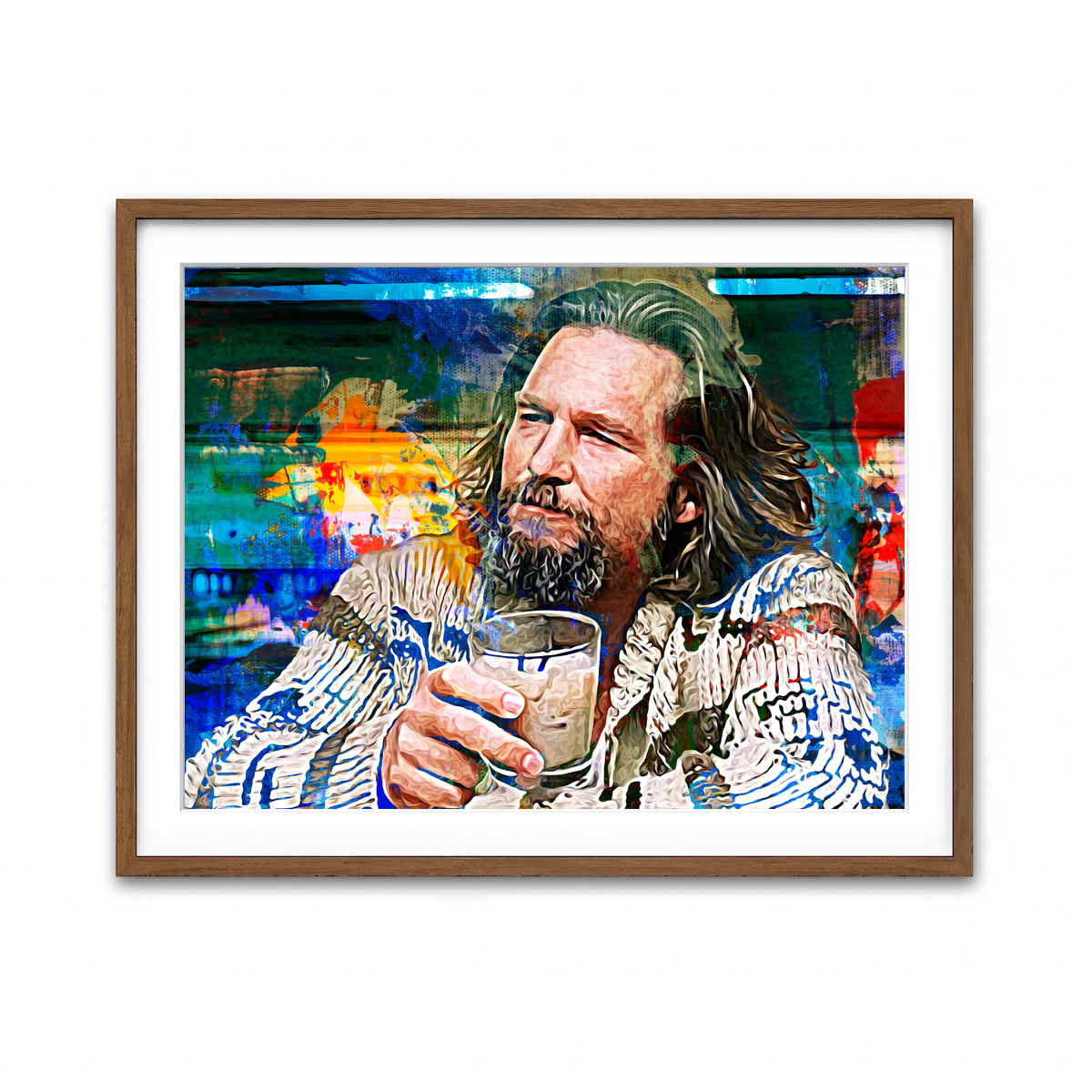 Framed Print 4x3 Walnut