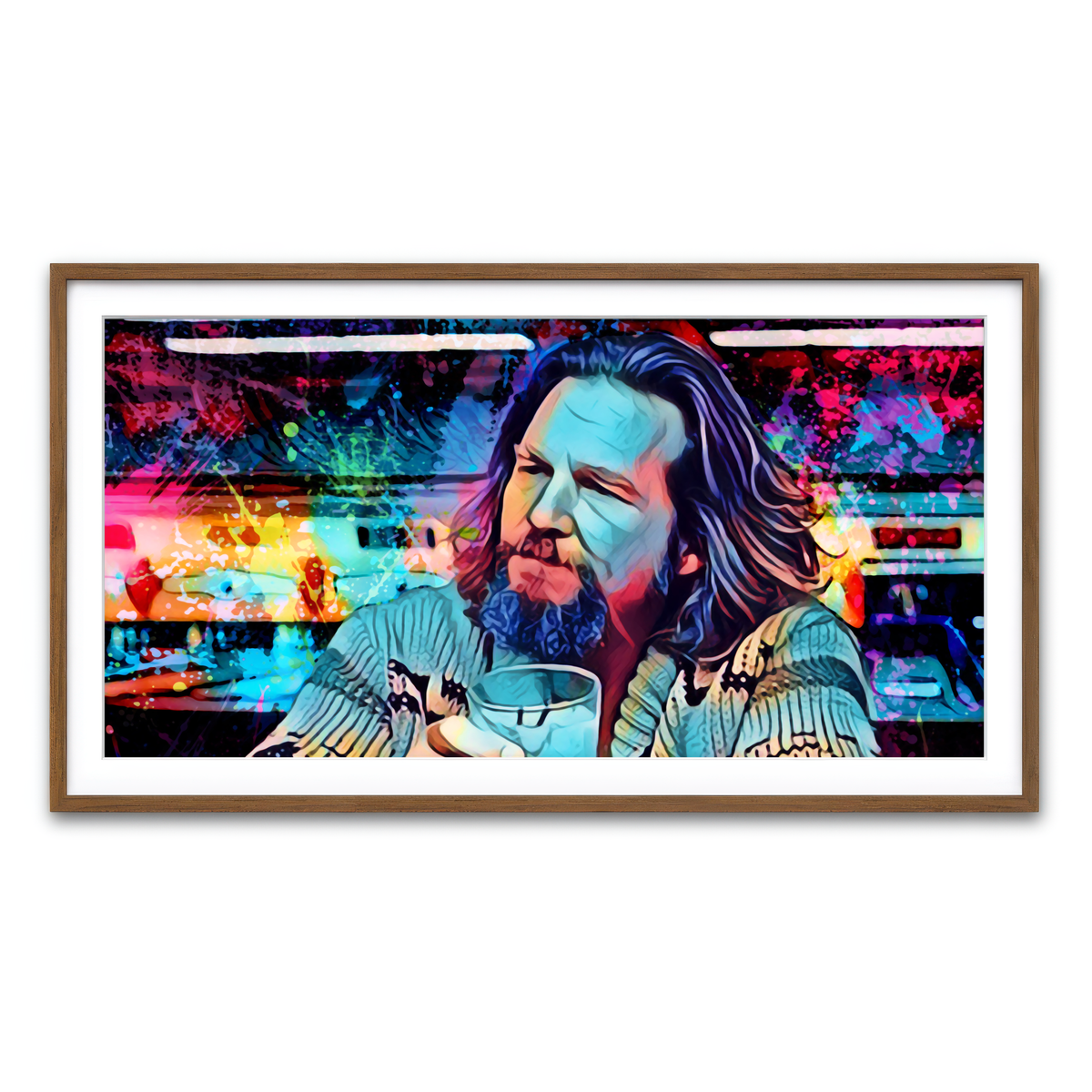 Framed Print 2x1 Walnut