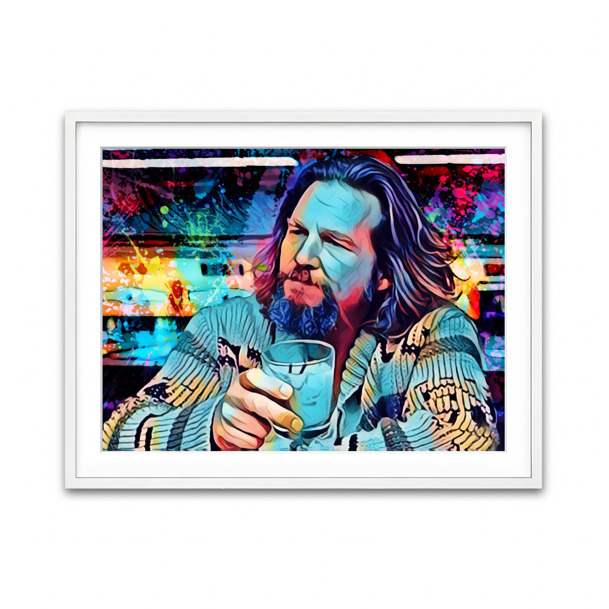 Framed Print 4x3 White