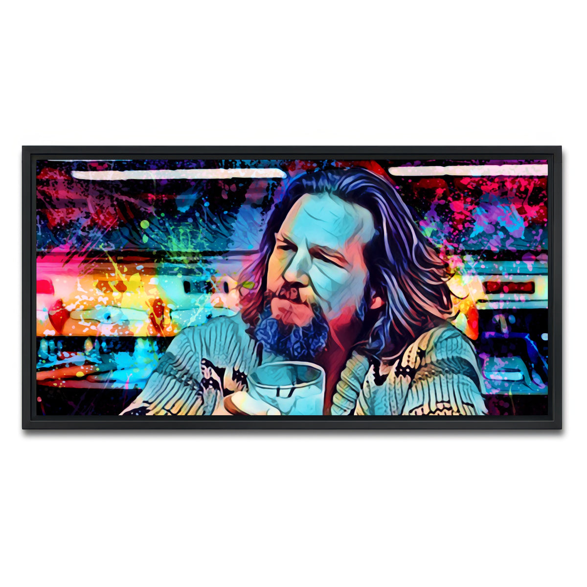 AUTO-MOCKUP WHITE | The Dude | 1 Piece | Black Frame | group=2x1