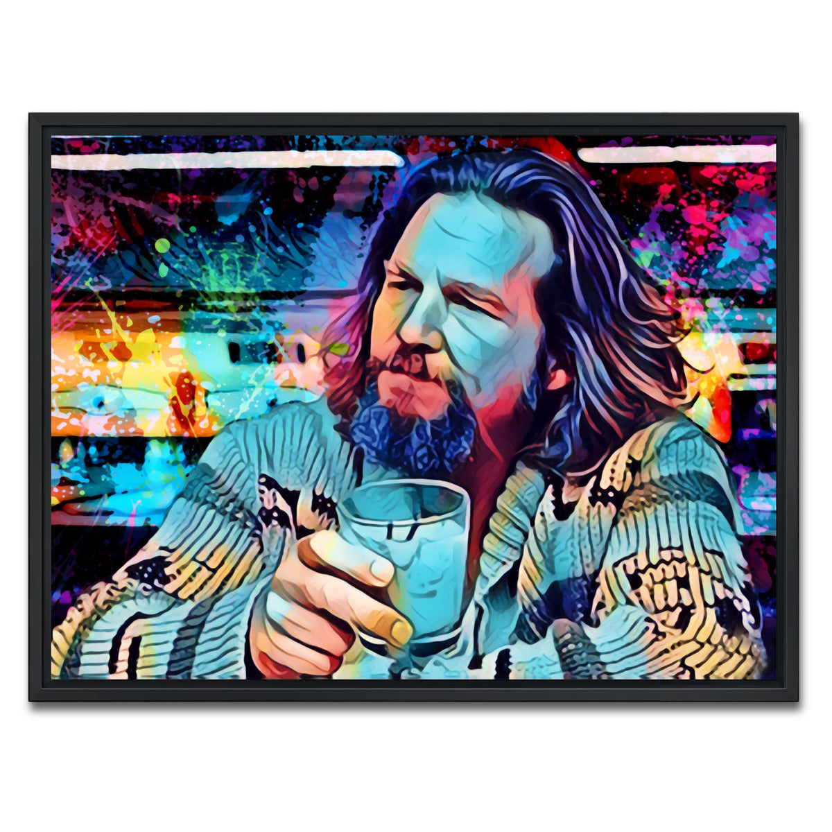 AUTO-MOCKUP WHITE | The Dude | 1 Piece | Black Frame | group=4x3