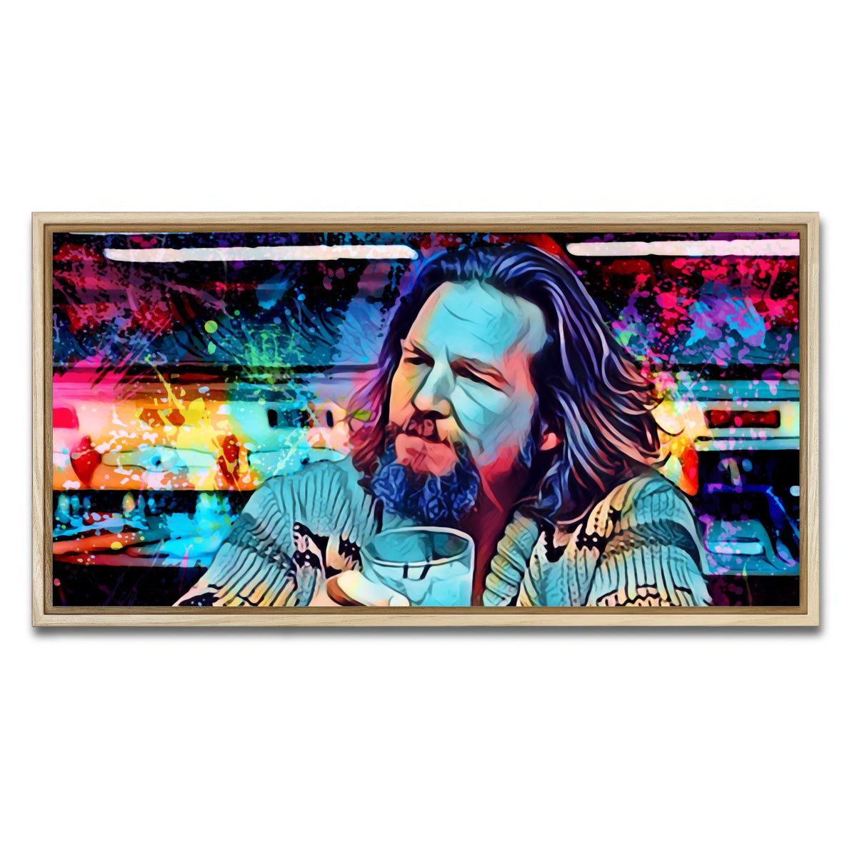 AUTO-MOCKUP WHITE | The Dude | 1 Piece | Natural Frame | group=2x1