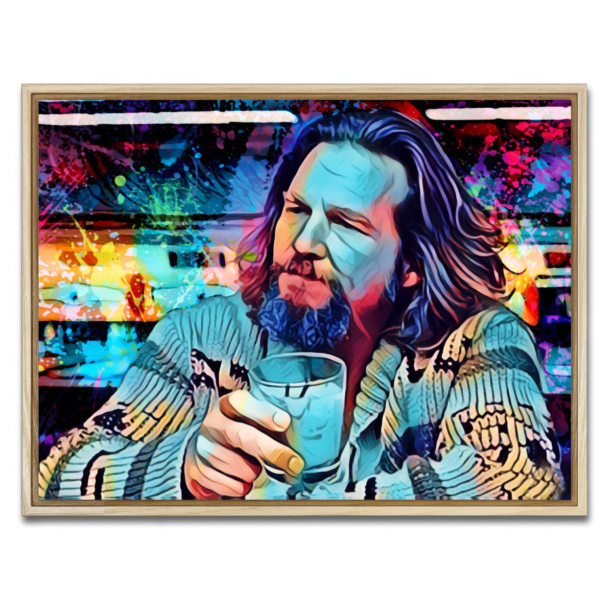 AUTO-MOCKUP WHITE | The Dude | 1 Piece | Natural Frame | group=4x3