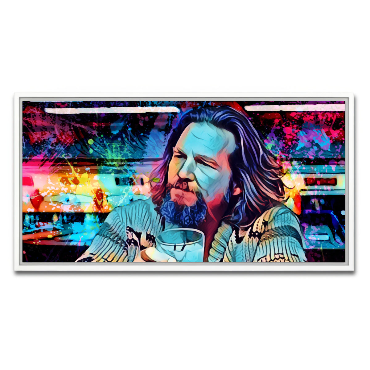 AUTO-MOCKUP WHITE | The Dude | 1 Piece | White Frame | group=2x1