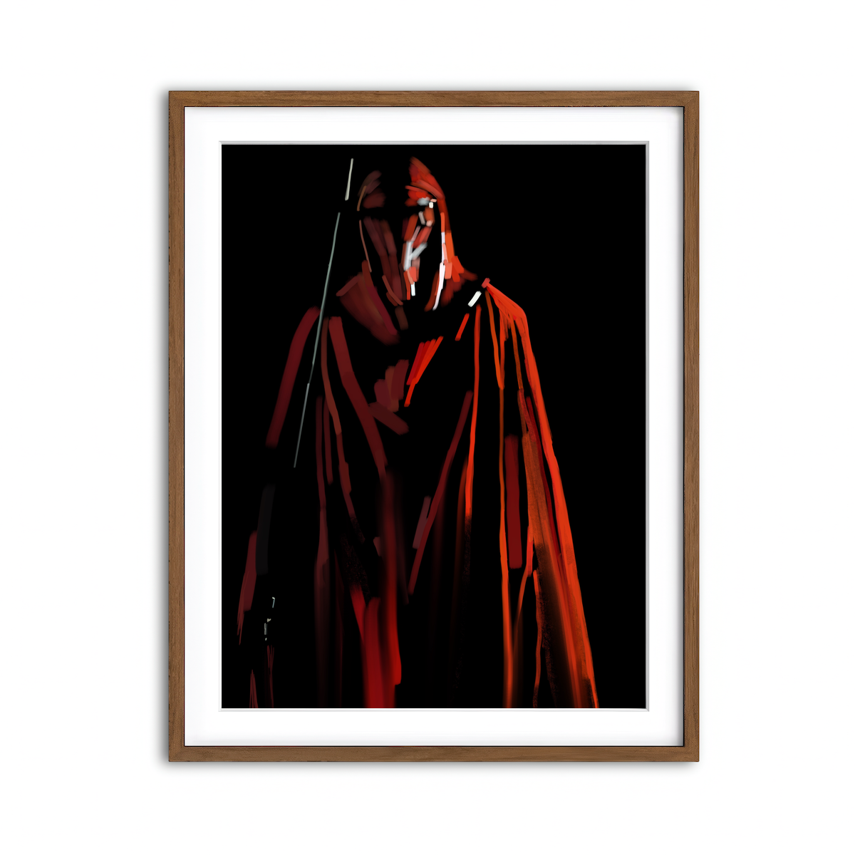 Framed Print 3x4 Walnut