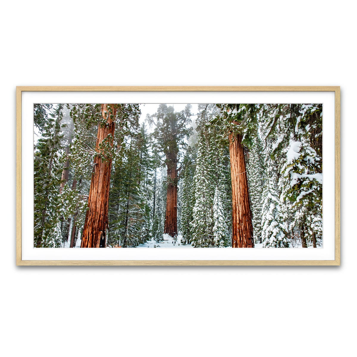 Framed Print 2x1 Natural