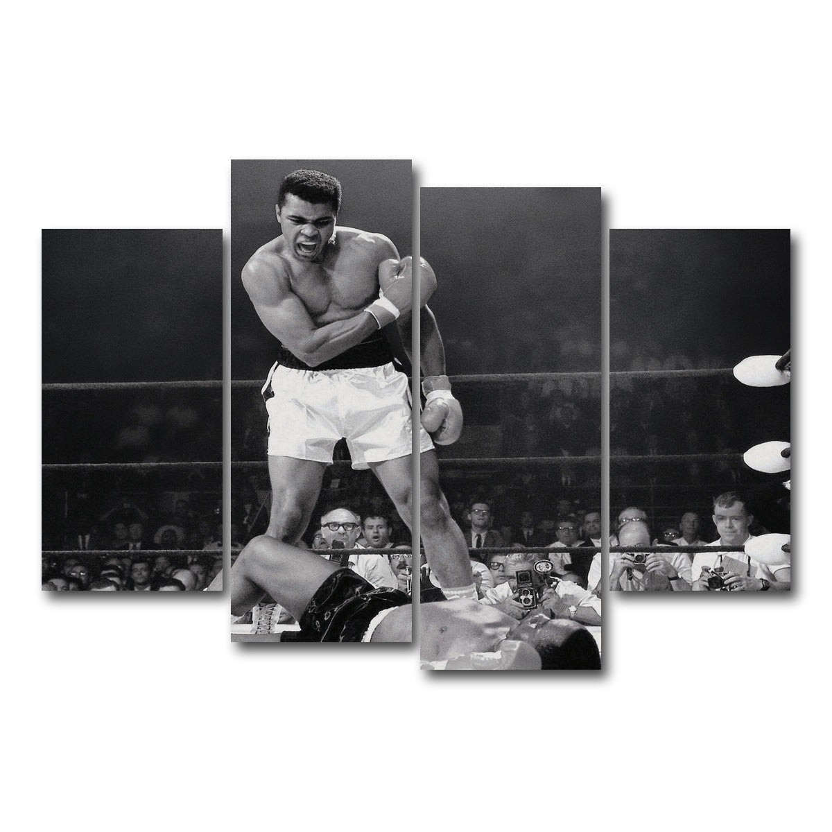 AUTO-MOCKUP WHITE | The Greatest | 4 Piece | Gallery Wrap Canvas | group=4_short