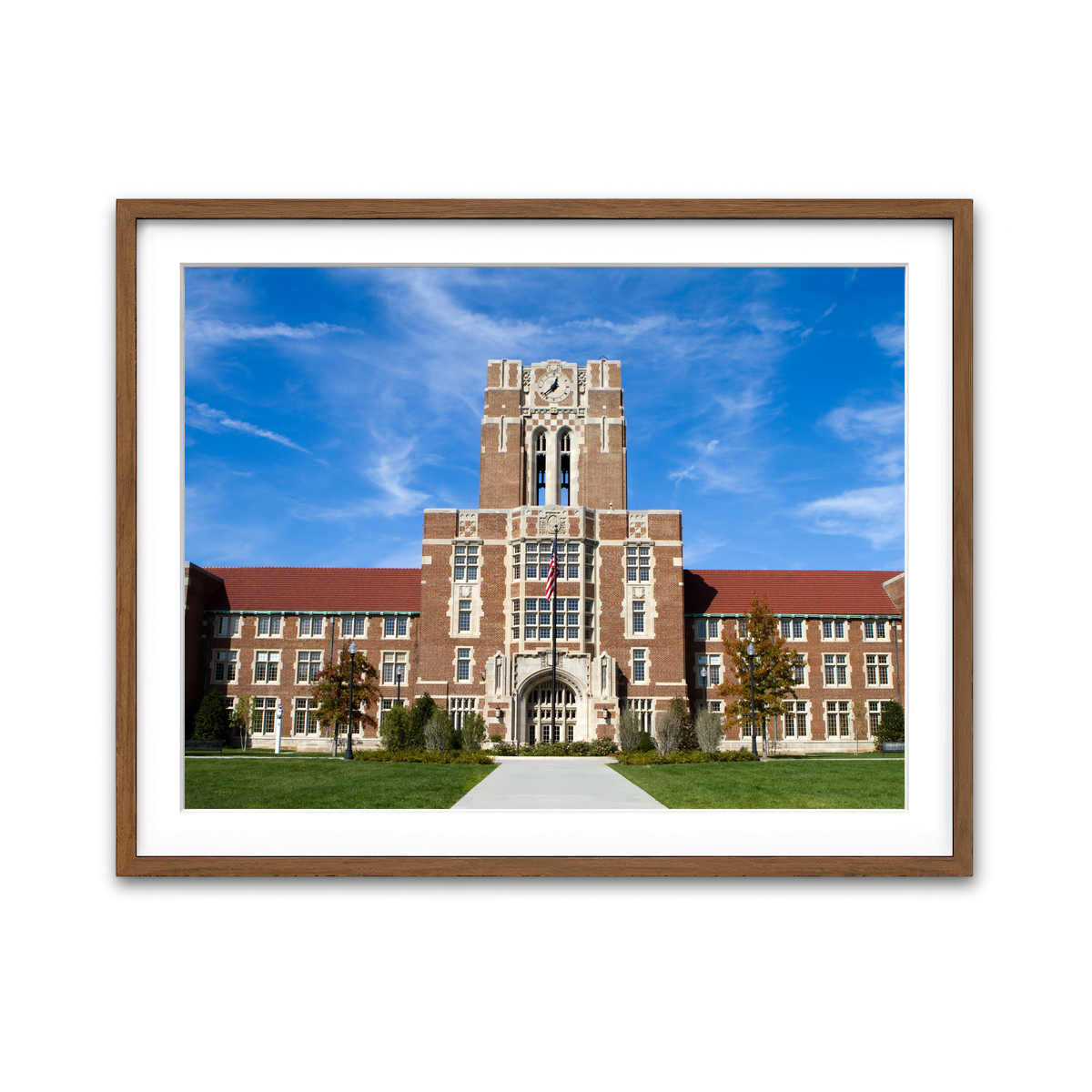 Framed Print 4x3 Walnut