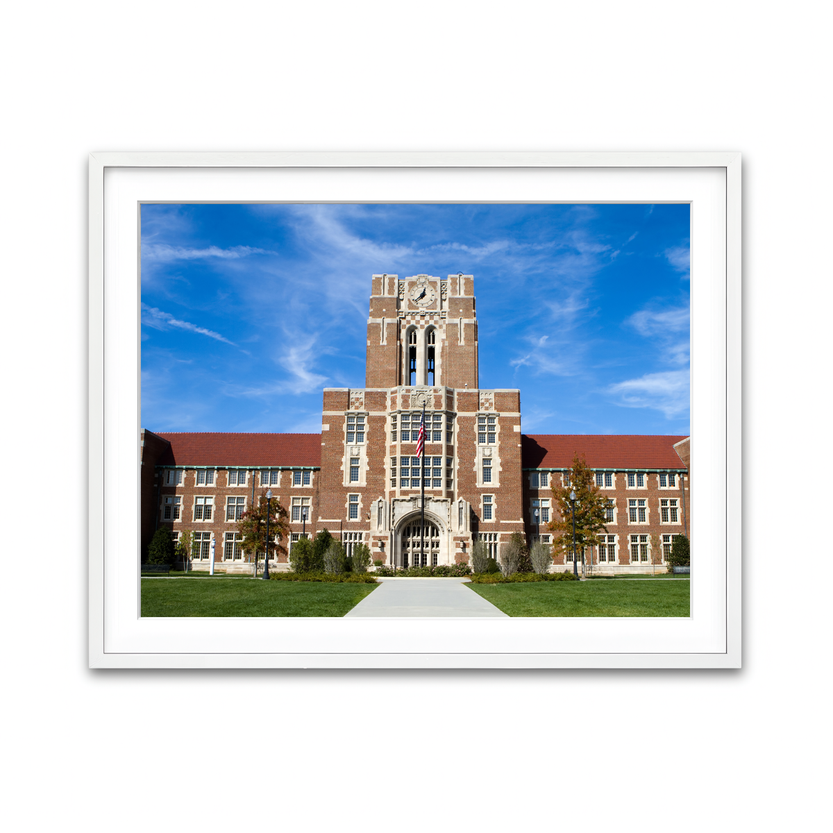 Framed Print 4x3 White