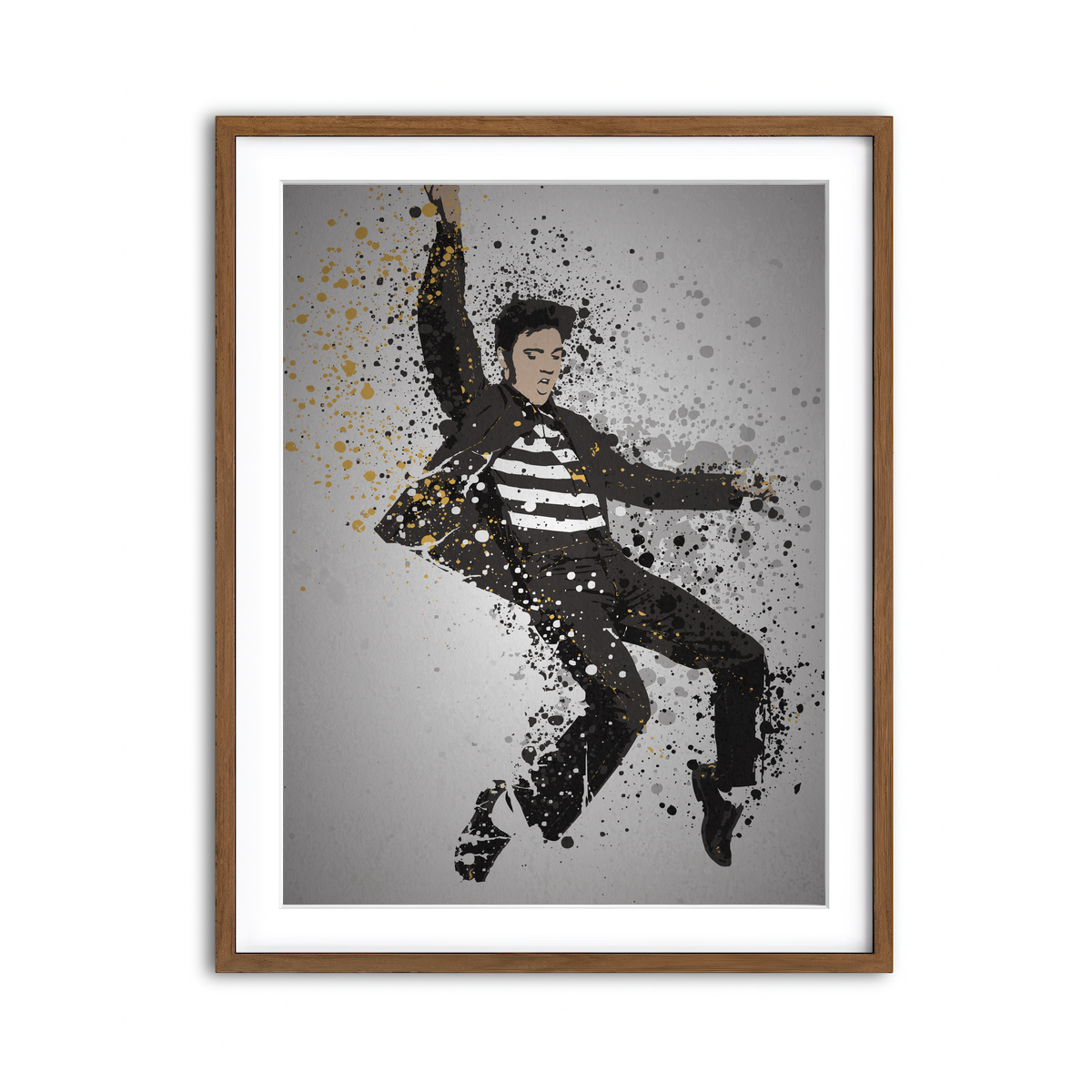 Framed Print 3x4 Walnut