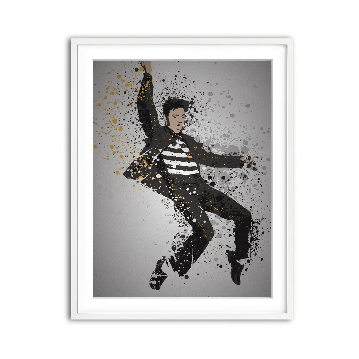 Framed Print 3x4 White