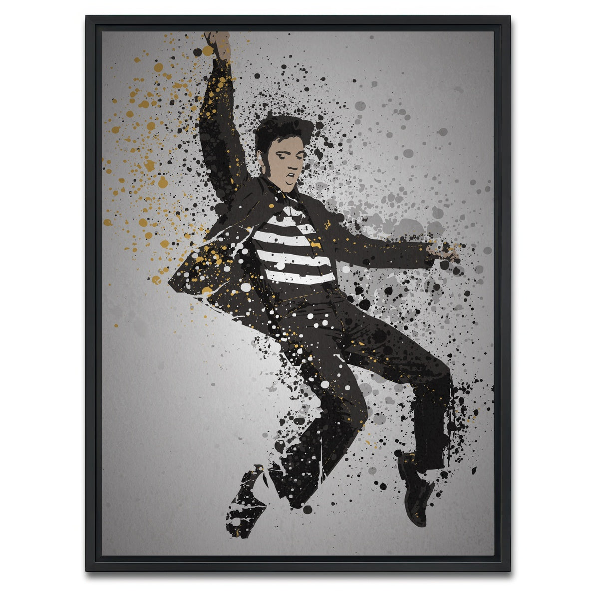 AUTO-MOCKUP WHITE | The King | 1 Piece | Black Framed Canvas | group=3x4