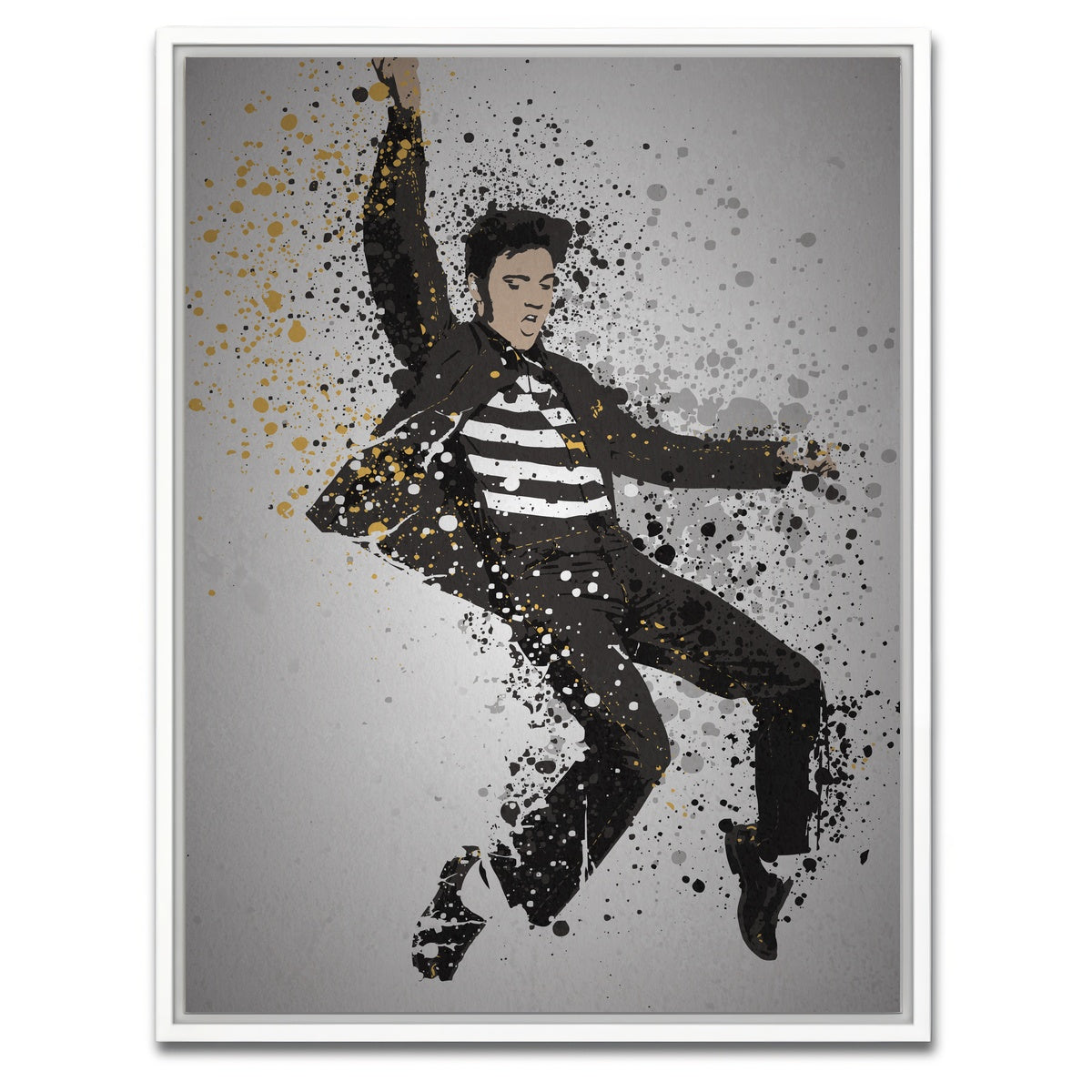 AUTO-MOCKUP WHITE | The King | 1 Piece | White Framed Canvas | group=3x4