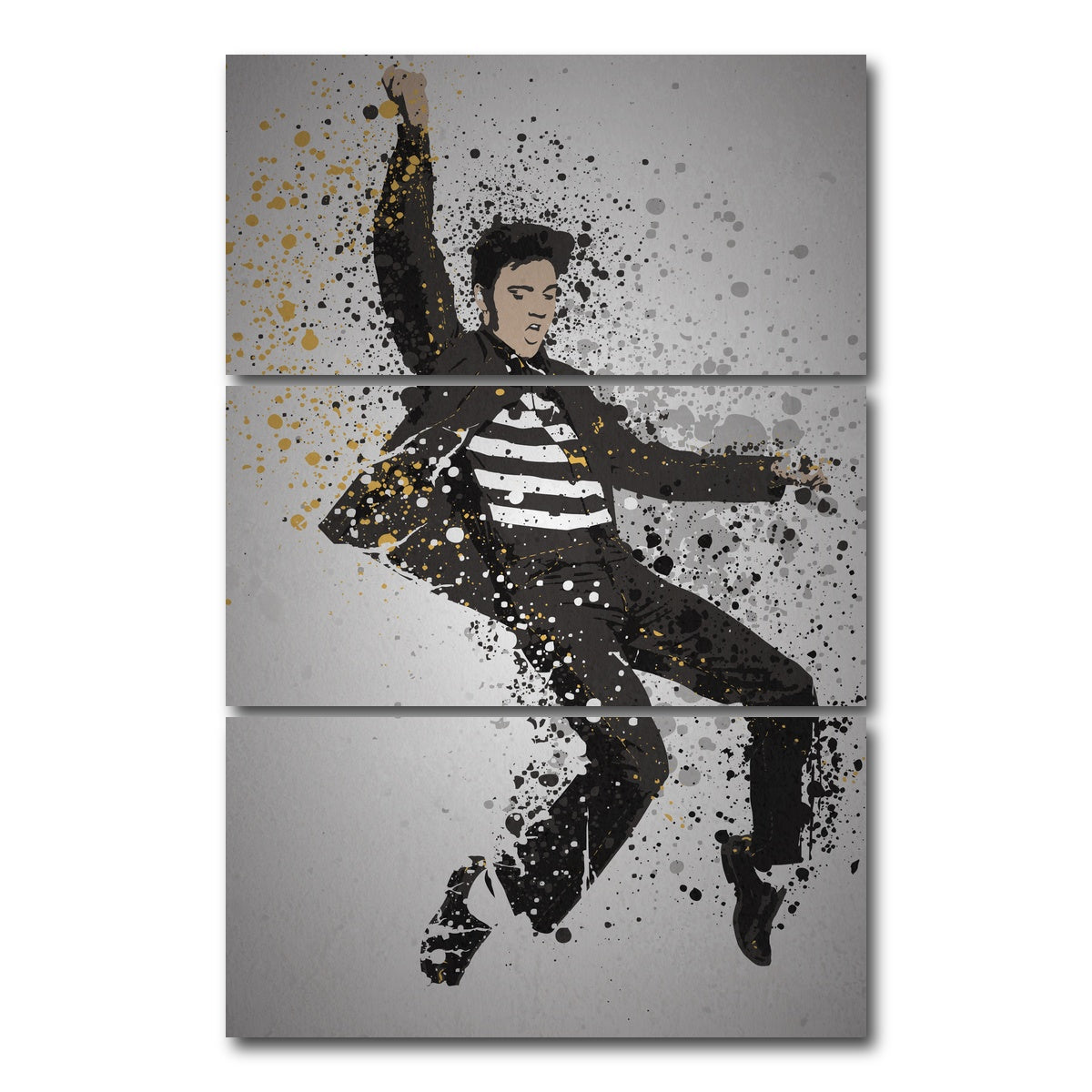 AUTO-MOCKUP WHITE | The King | 3 Piece | Gallery Wrap Canvas | group=12x24_stacked