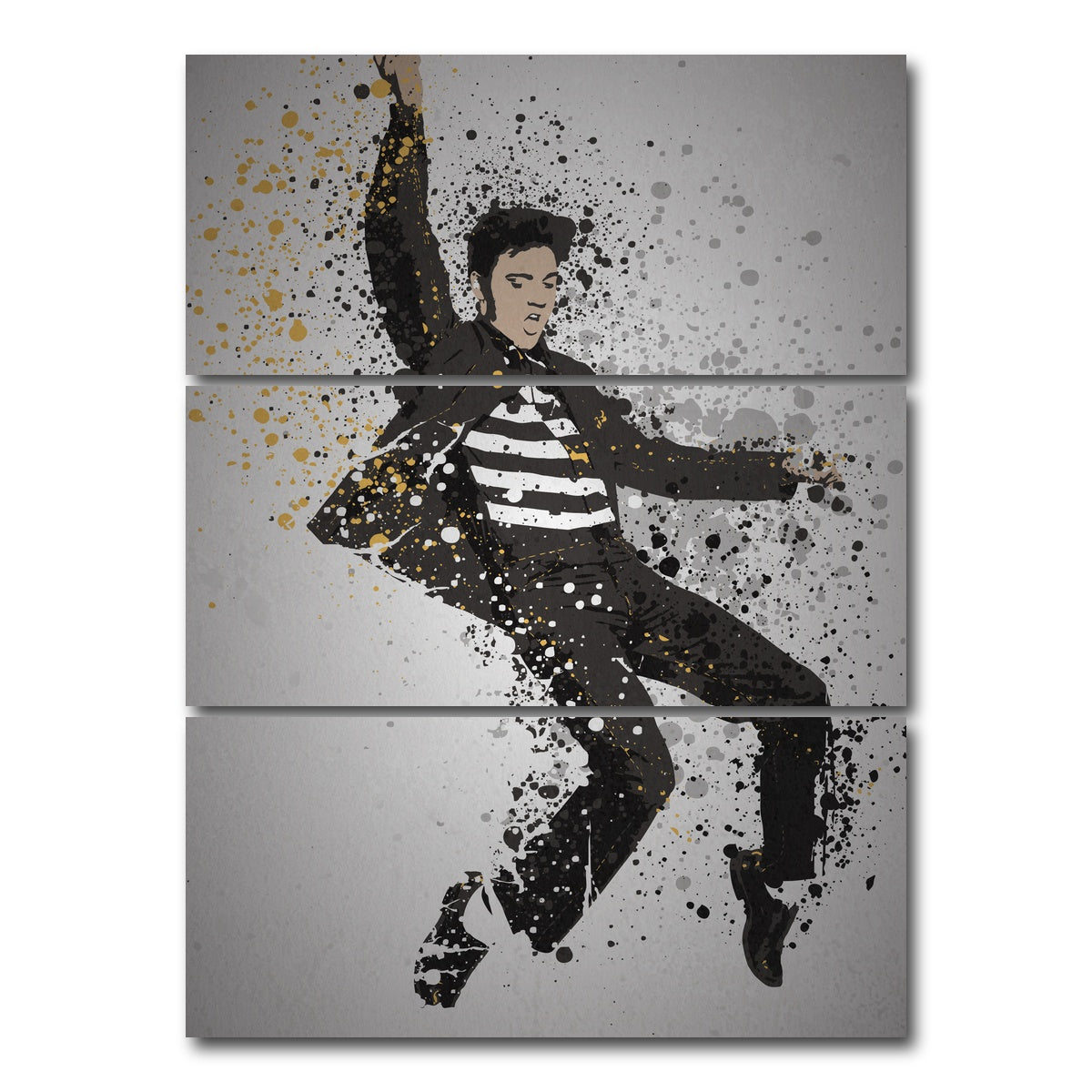 AUTO-MOCKUP WHITE | The King | 3 Piece | Gallery Wrap Canvas | group=8x18_stacked