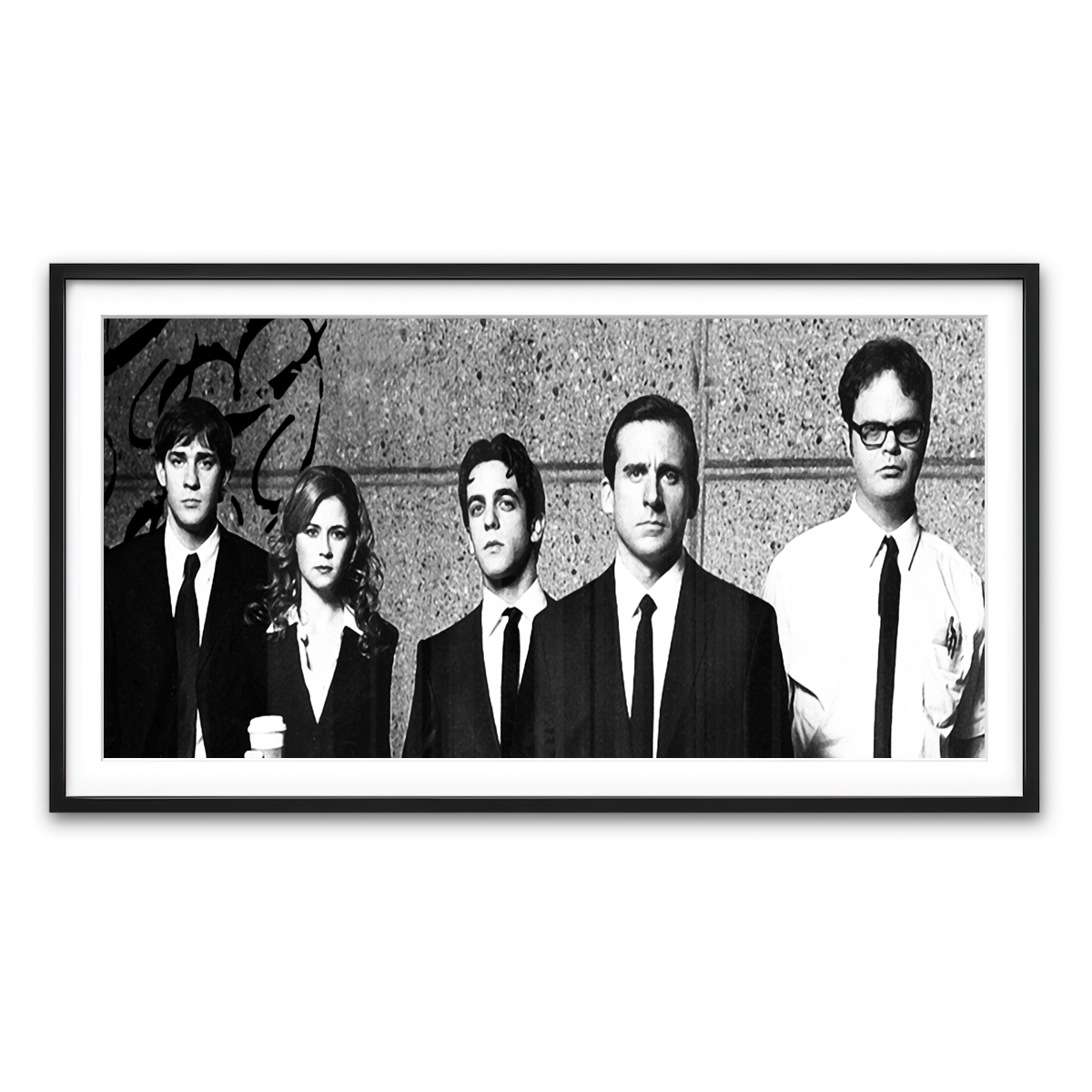 Framed Print 2x1 Black