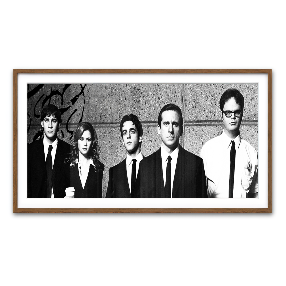 Framed Print 2x1 Walnut