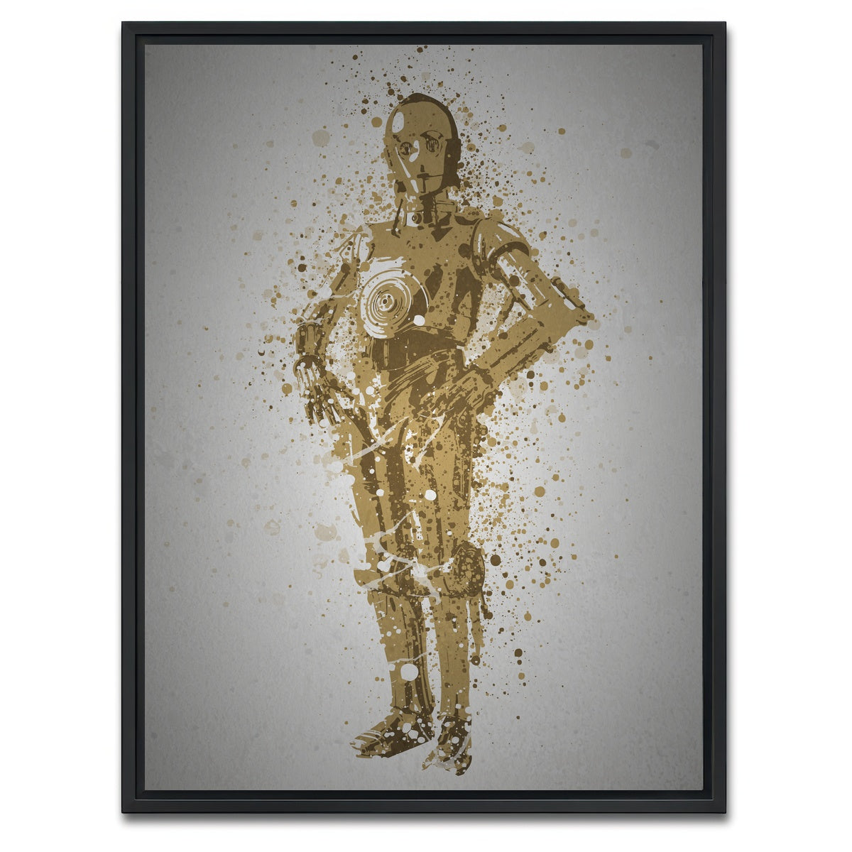 AUTO-MOCKUP WHITE | The Professor | 1 Piece | Black Framed Canvas | group=3x4