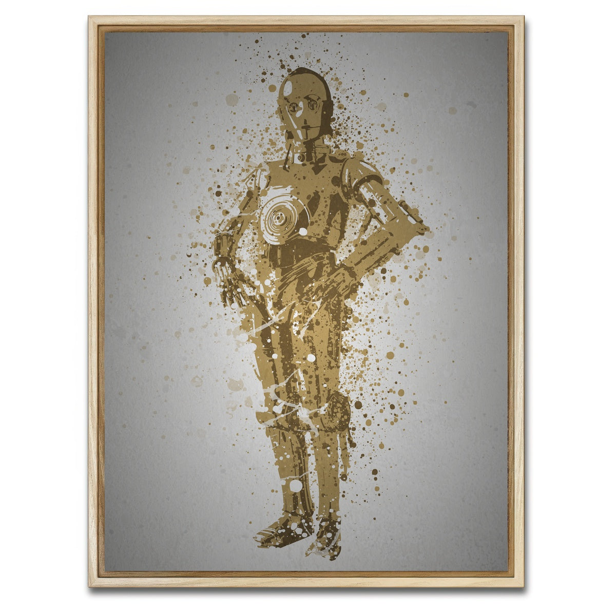 AUTO-MOCKUP WHITE | The Professor | 1 Piece | Natural Framed Canvas | group=3x4