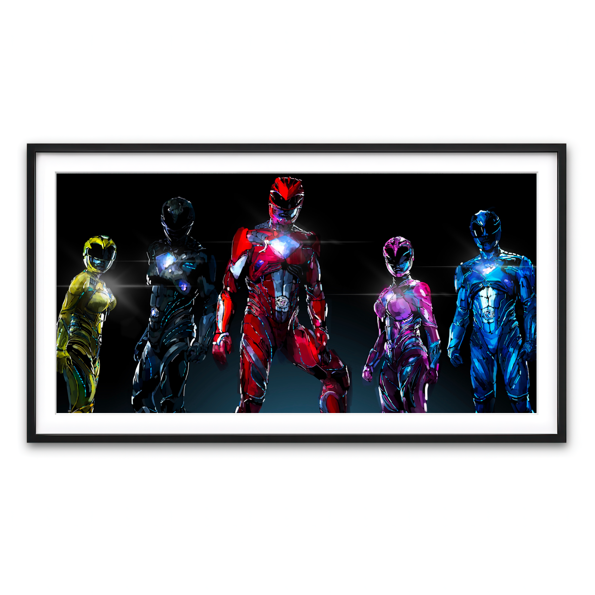 Framed Print 2x1 Black