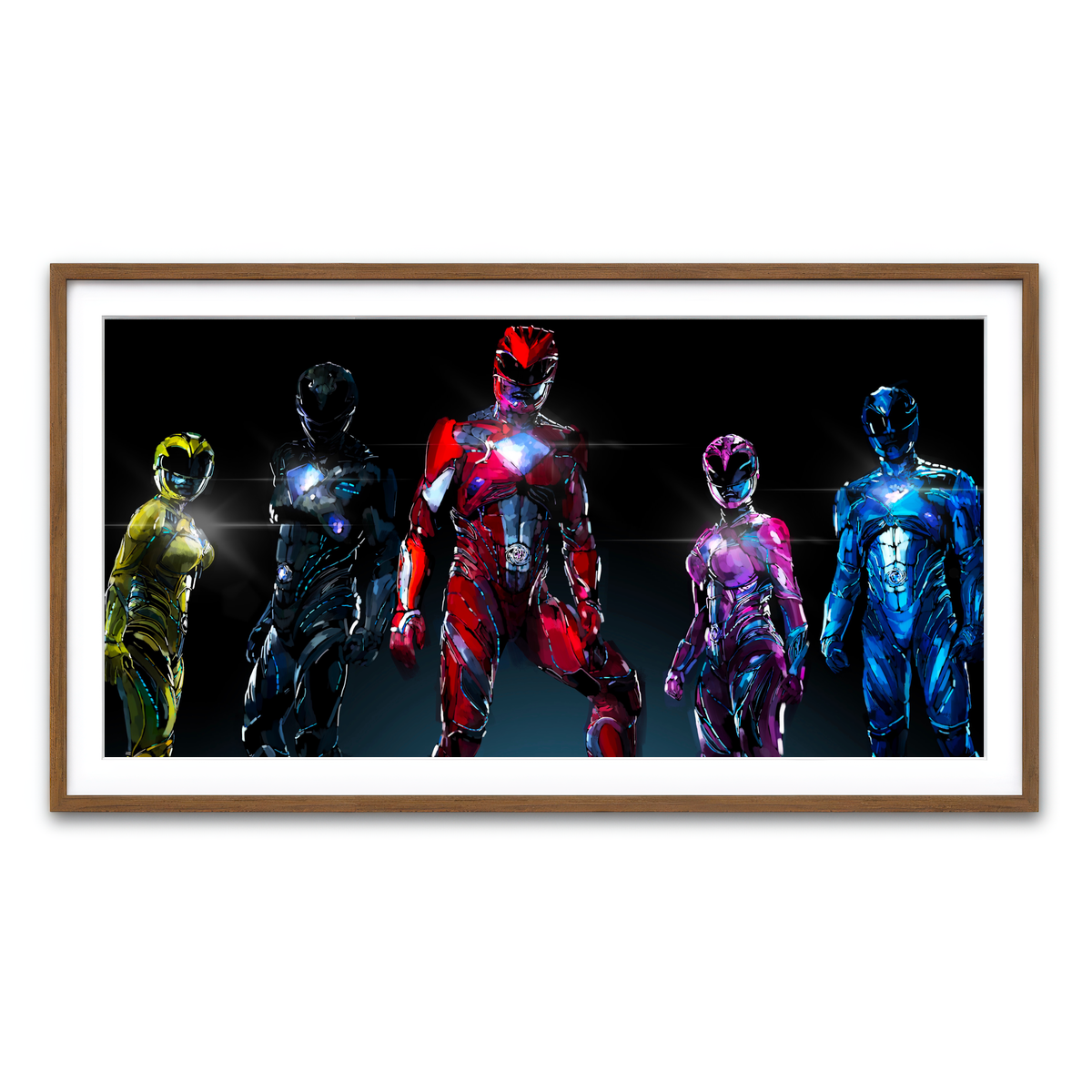 Framed Print 2x1 Walnut