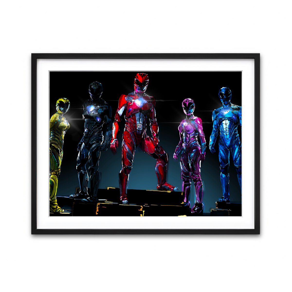 Framed Print 4x3 Black