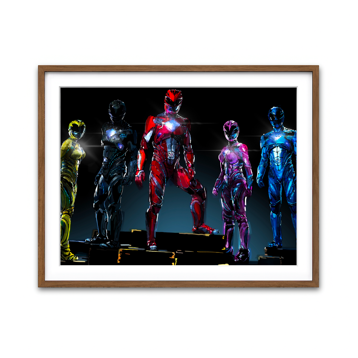 Framed Print 4x3 Walnut