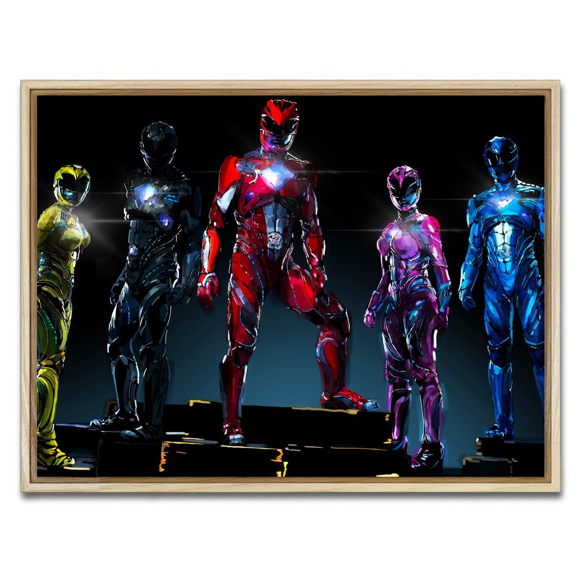 AUTO-MOCKUP WHITE | The Rangers | 1 Piece | Natural Framed Canvas | group=4x3