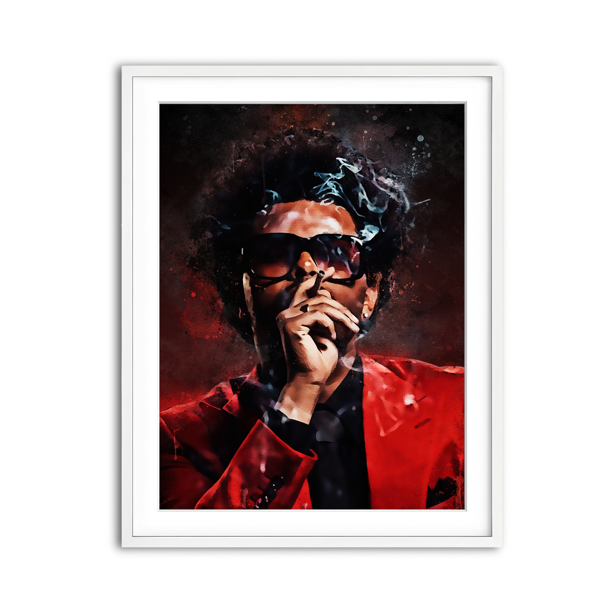 Framed Print 3x4 White