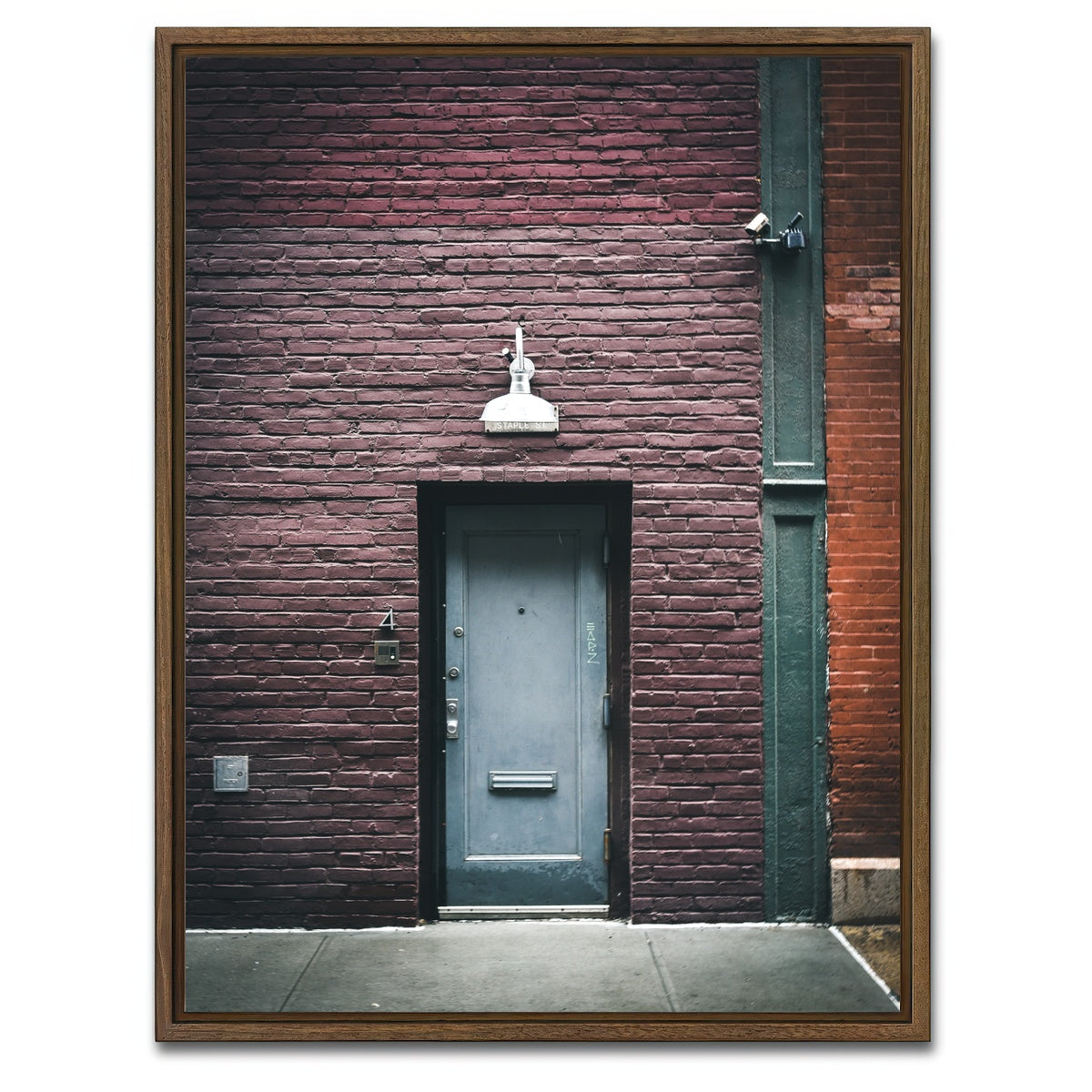 AUTO-MOCKUP WHITE | Thresholds Untold | 1 Piece | Walnut Framed Canvas | group=3x4